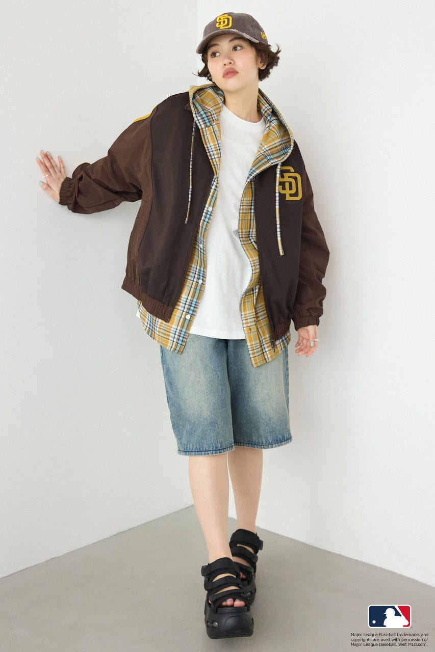 (MLB)ドッキングトラックジャケット BRN FREE