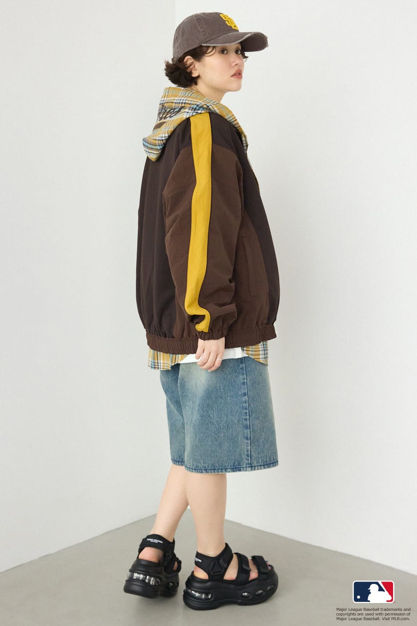 (MLB)ドッキングトラックジャケット BRN FREE