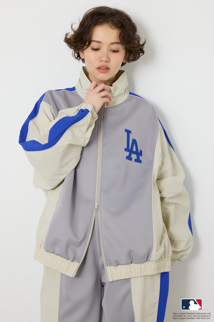 (MLB)ドッキングトラックジャケット L/GRY FREE