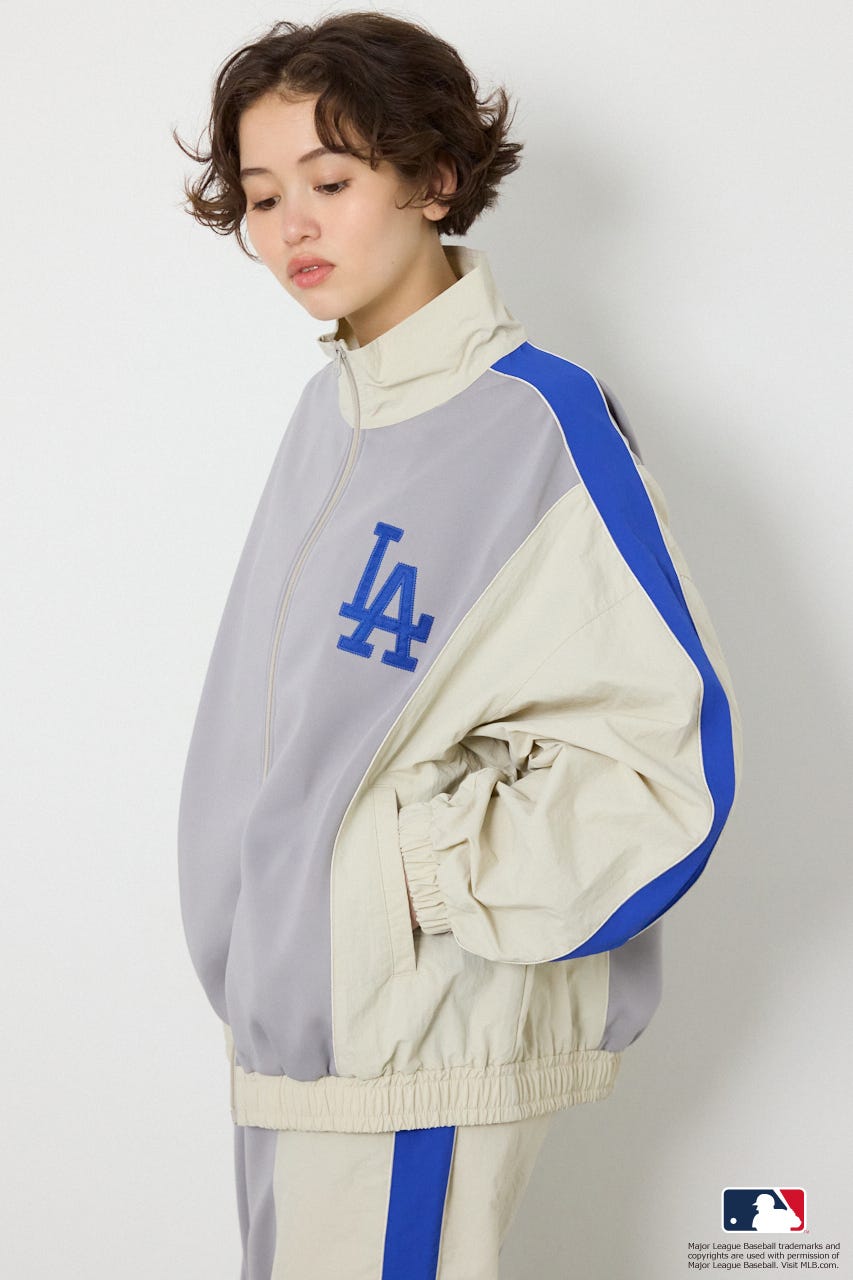 (MLB)ドッキングトラックジャケット L/GRY FREE