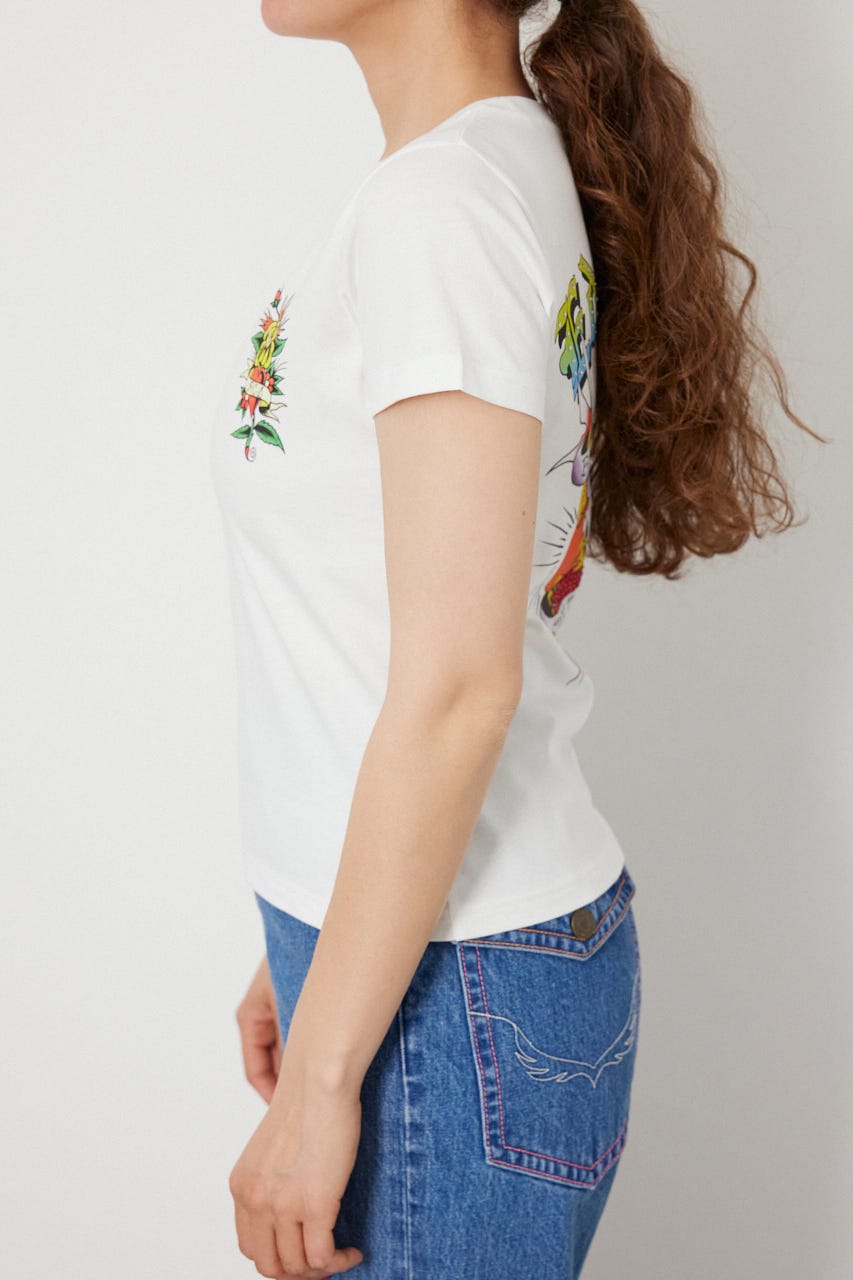 (Ed Hardy) Eagle Tシャツ O/WHT L