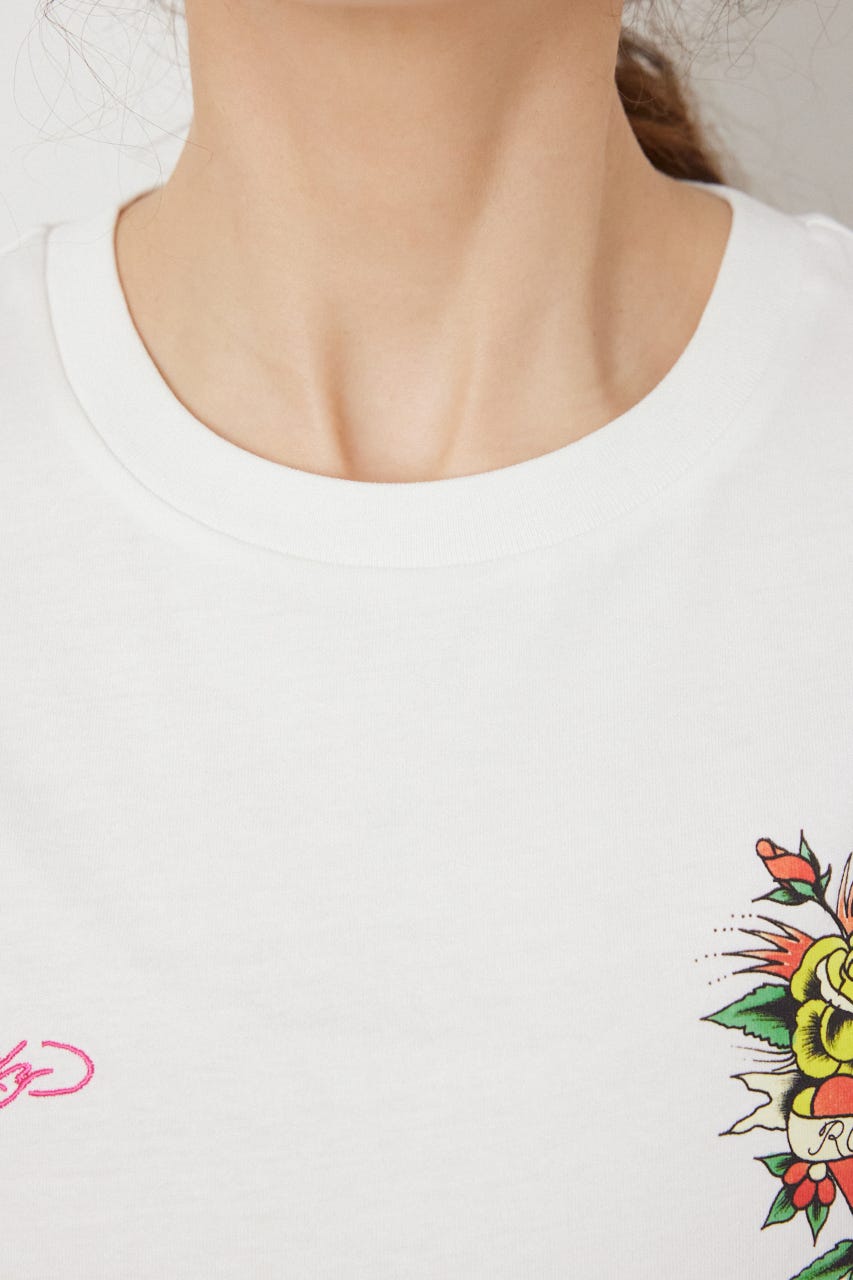 (Ed Hardy) Eagle Tシャツ O/WHT L