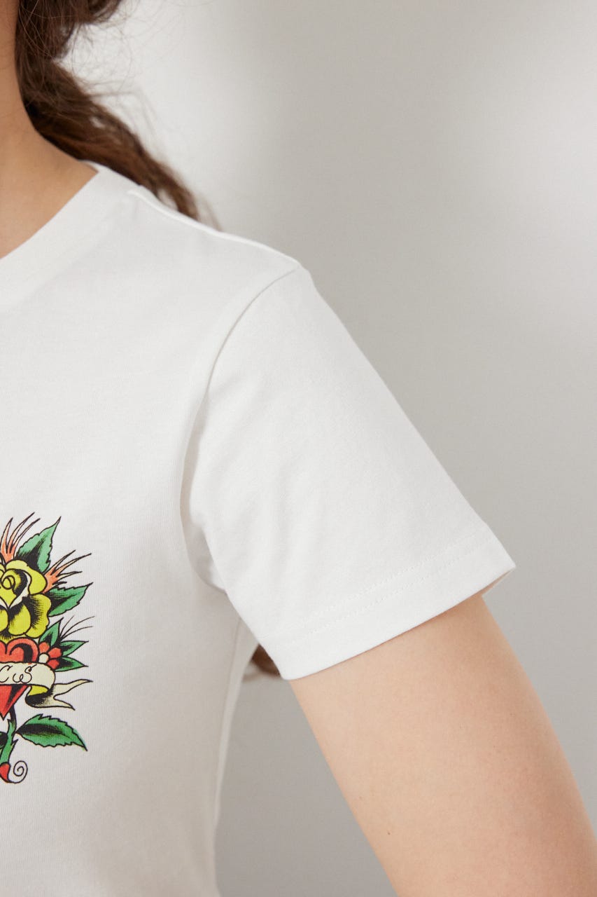 (Ed Hardy) Eagle Tシャツ O/WHT L