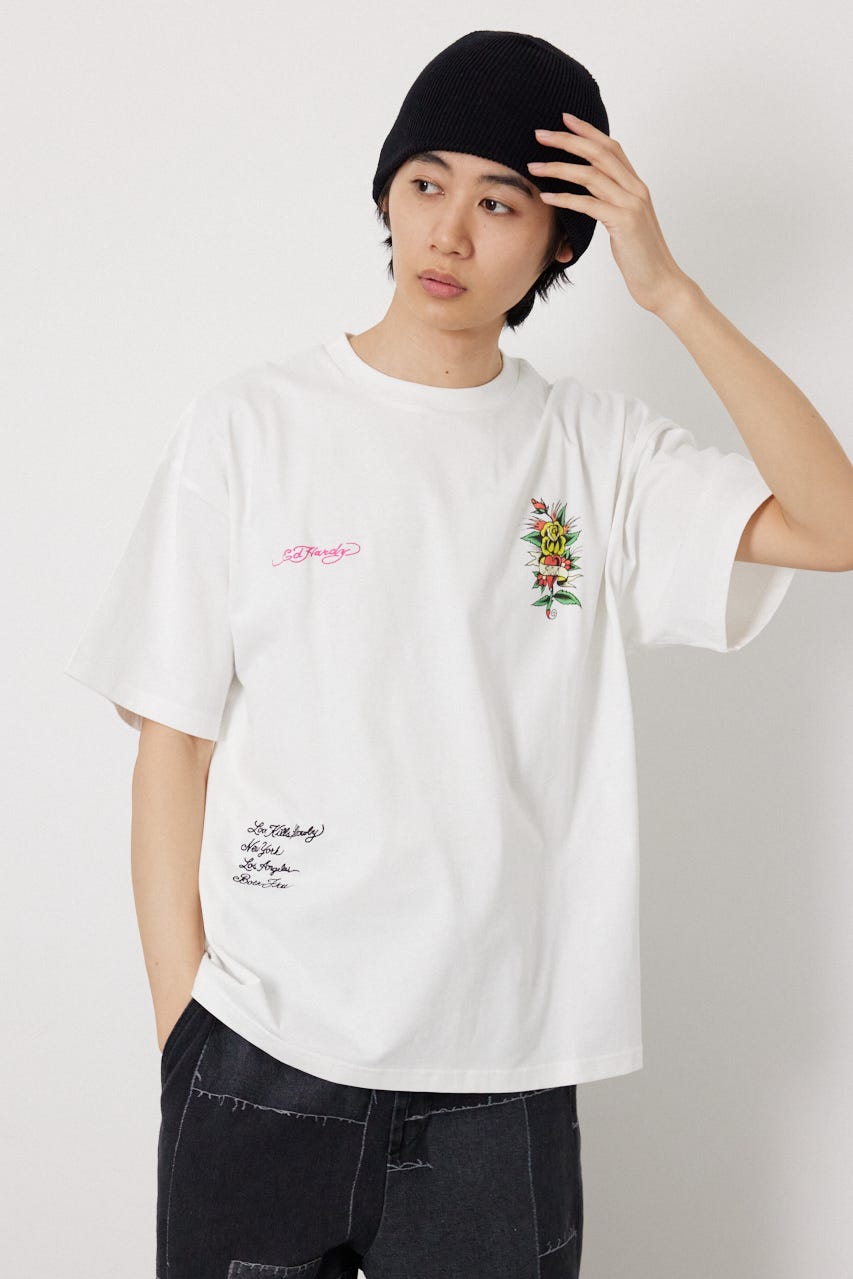 (Ed Hardy) Eagle Tシャツ O/WHT L