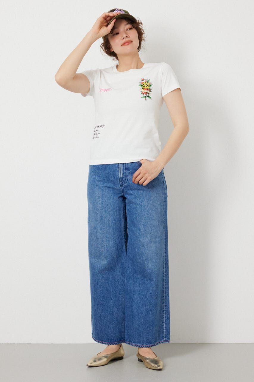 (Ed Hardy) Eagle Tシャツ O/WHT L