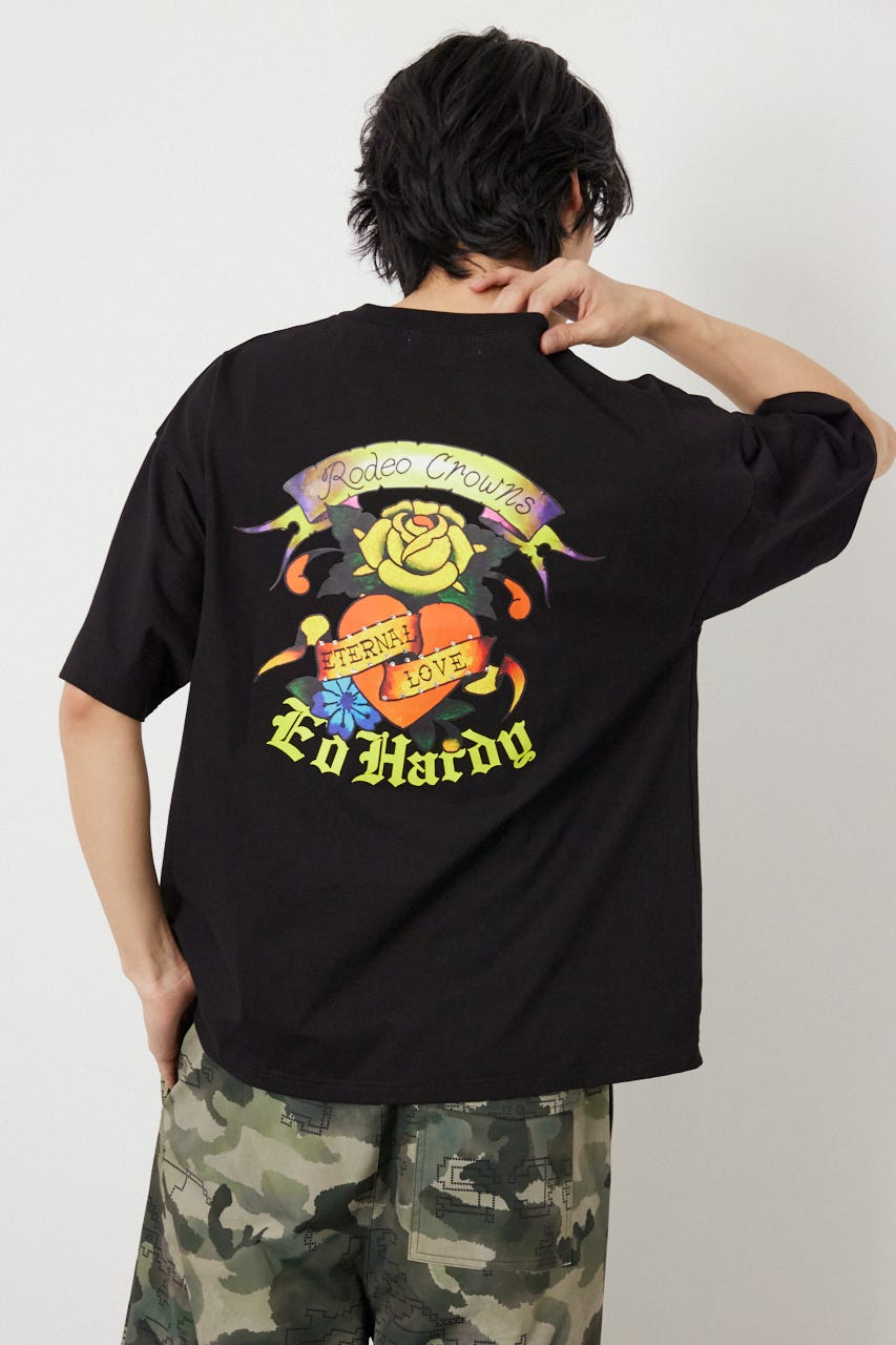 (Ed Hardy) ETERNAL LOVE Tシャツ BLK M