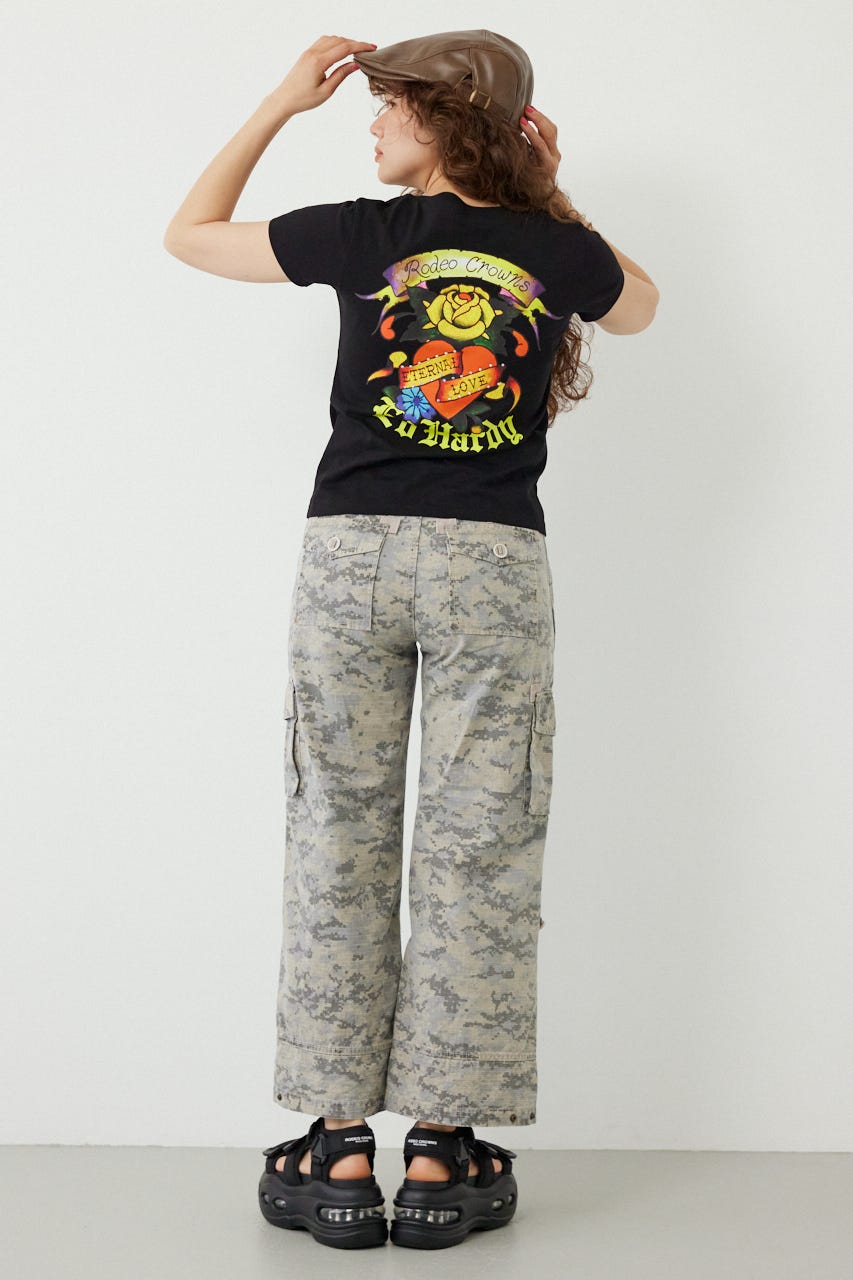 (Ed Hardy) ETERNAL LOVE Tシャツ BLK M