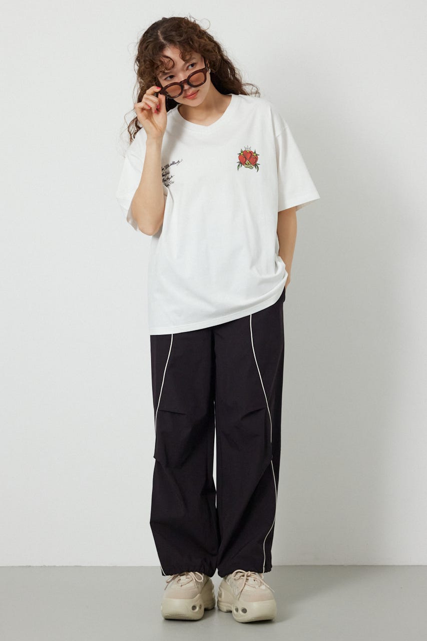 (Ed Hardy) ETERNAL LOVE Tシャツ O/WHT M