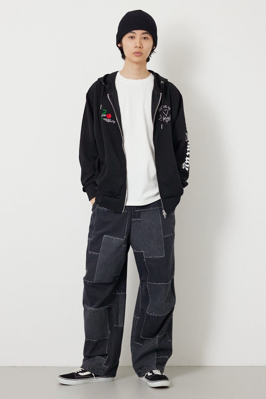 (Ed Hardy)ZIPパーカー BLK L