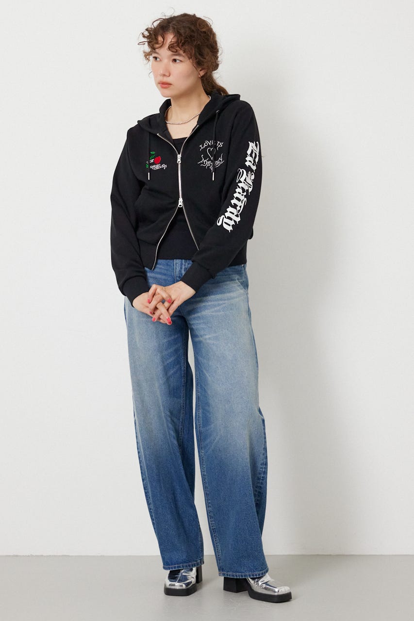 (Ed Hardy)ZIPパーカー BLK L