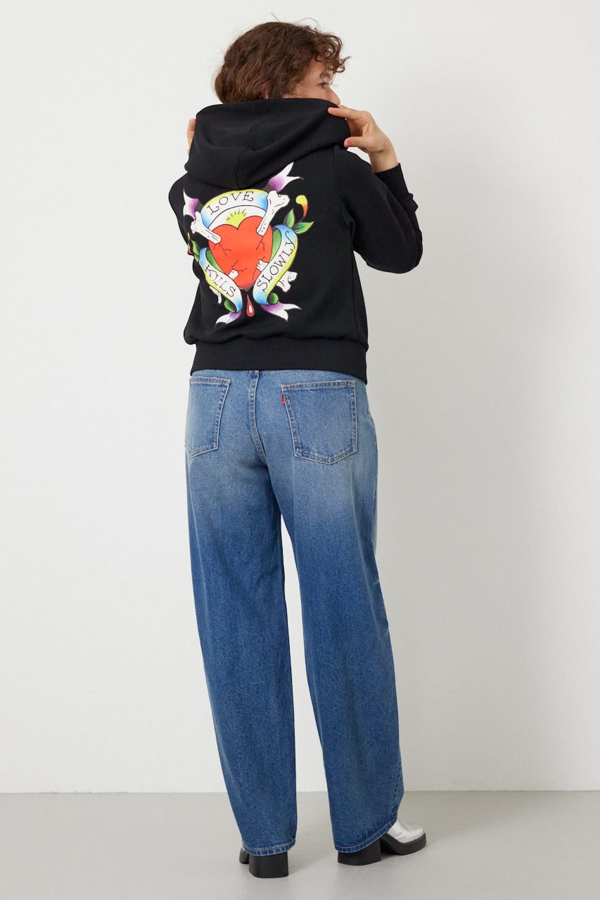 (Ed Hardy)ZIPパーカー BLK L