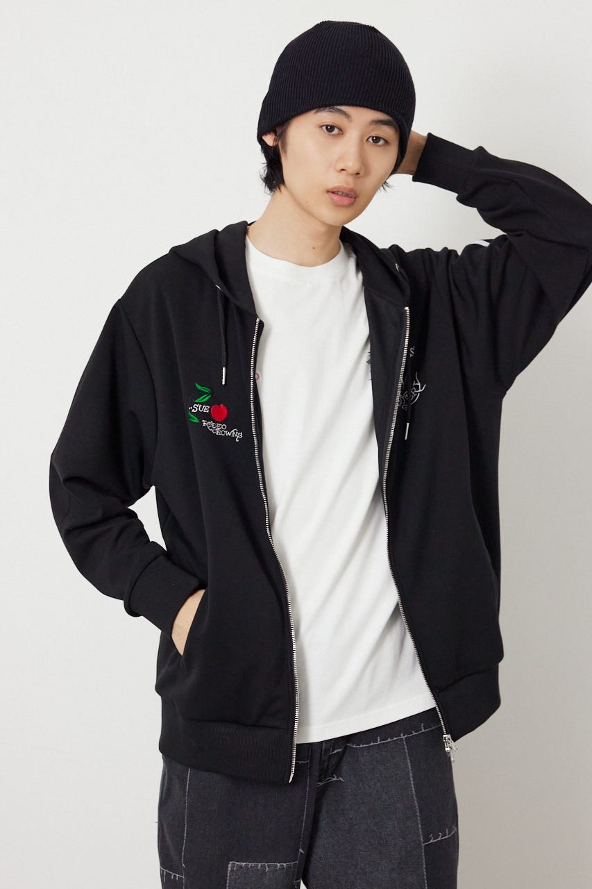 (Ed Hardy)ZIPパーカー BLK L