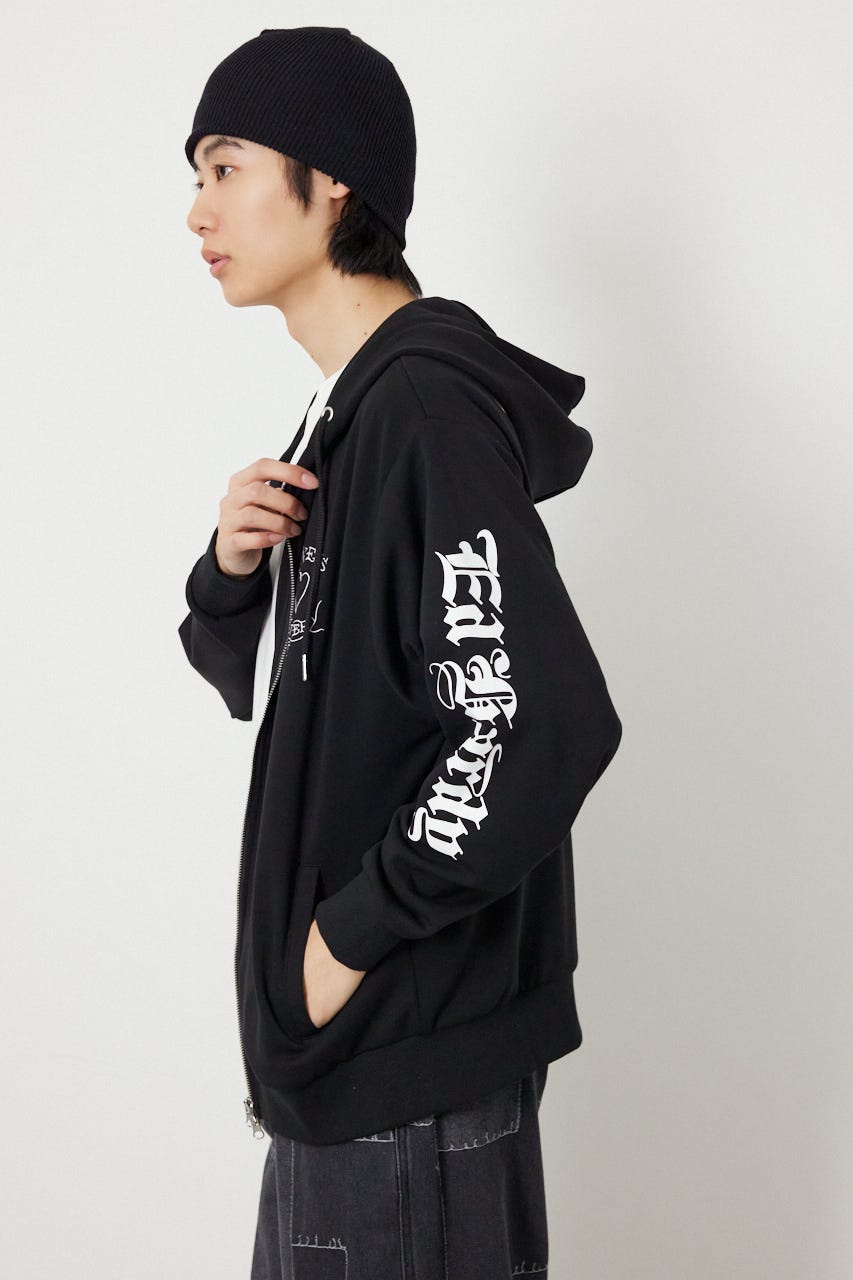 (Ed Hardy)ZIPパーカー BLK L