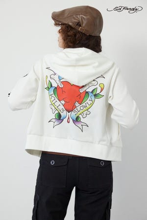 (Ed Hardy)ZIPパーカー
