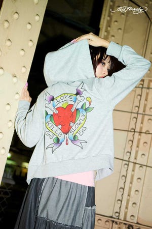 (Ed Hardy)ZIPパーカー