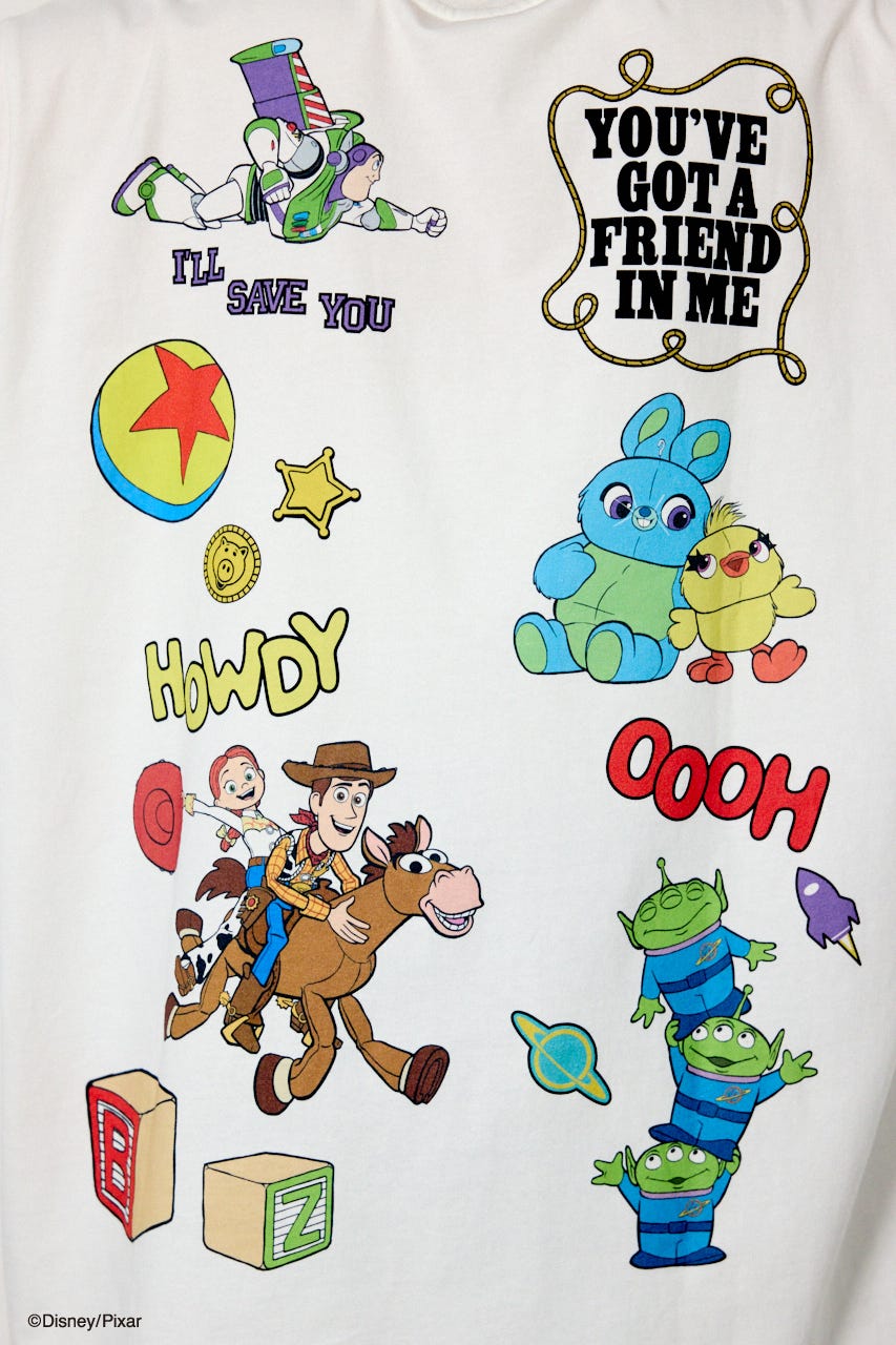 (TOY STORY)FRIEND Tシャツ O/WHT M