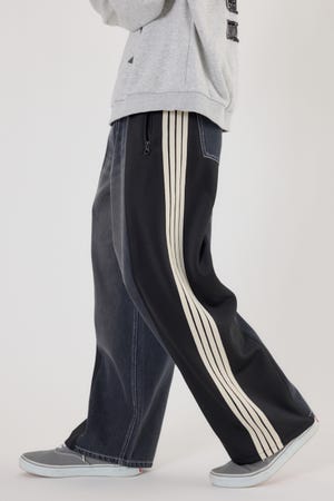 【UNISEX】カスタムトラック デニムパンツ