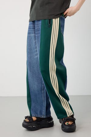 【UNISEX】カスタムトラック デニムパンツ