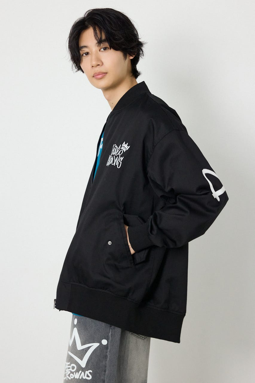 【UNISEX】BRIDGE BEAR オーバーブルゾン BLK FREE