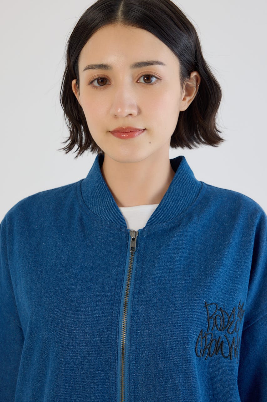 【UNISEX】BRIDGE BEAR オーバーブルゾン BLU FREE