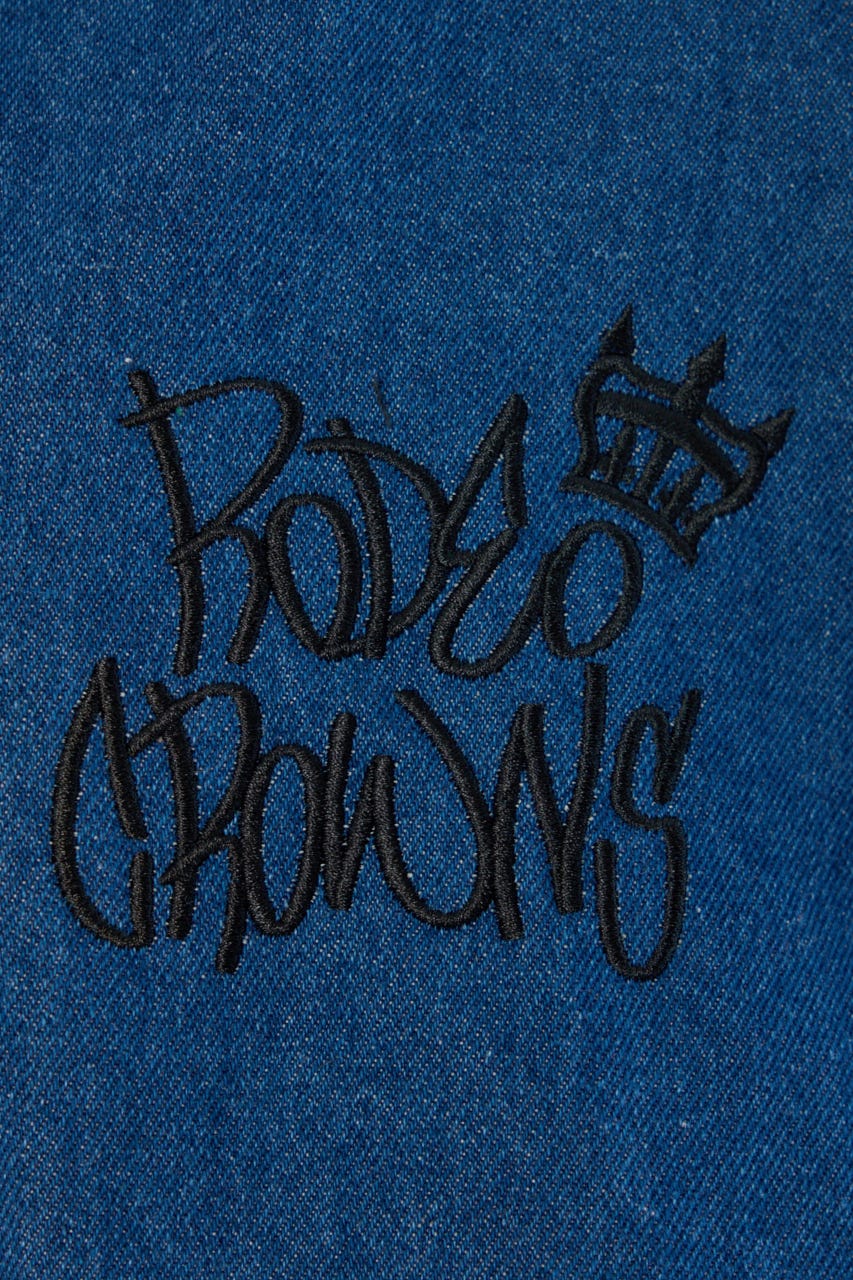 【UNISEX】BRIDGE BEAR オーバーブルゾン BLU FREE