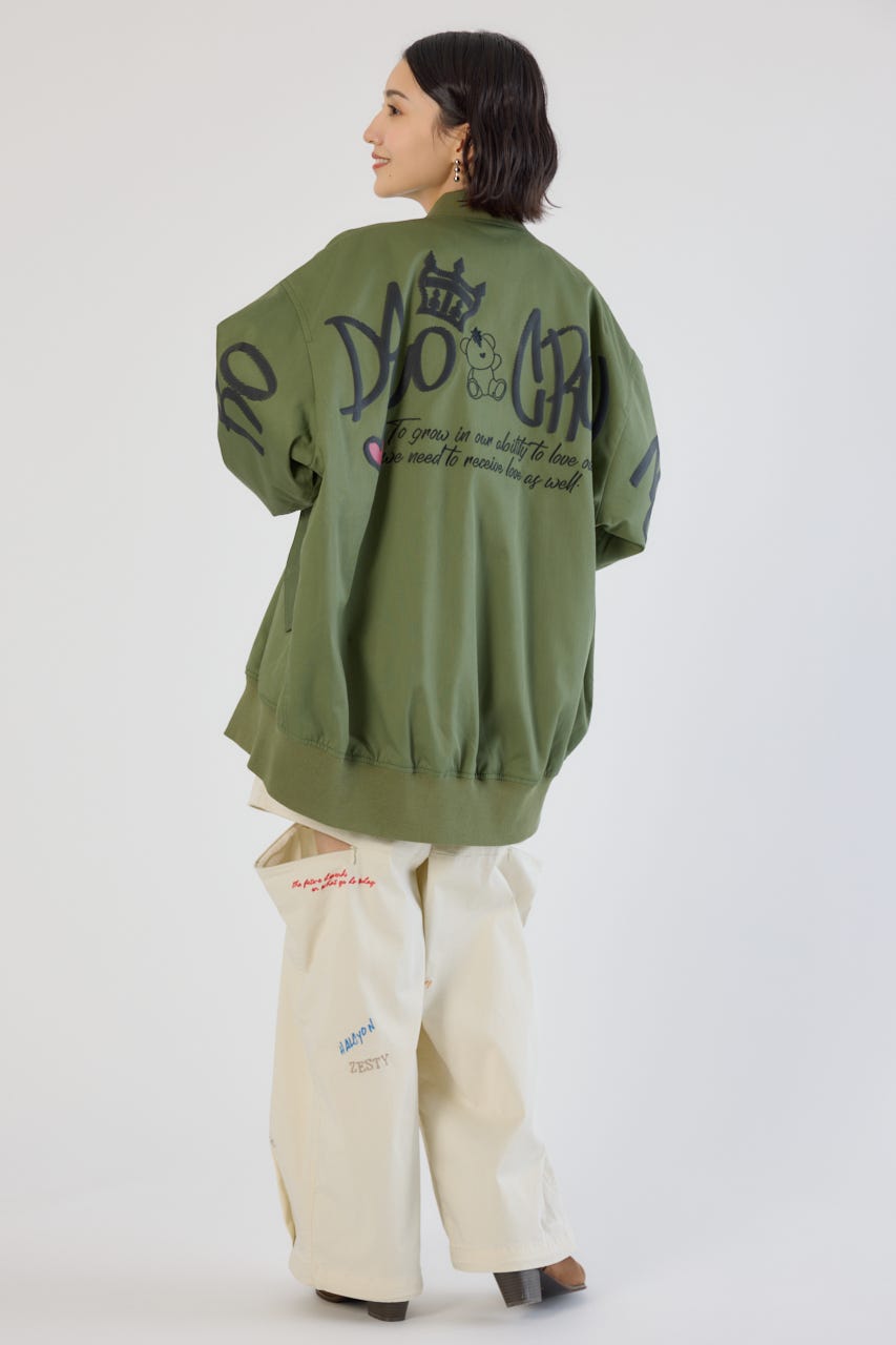 【UNISEX】BRIDGE BEAR オーバーブルゾン KHA FREE