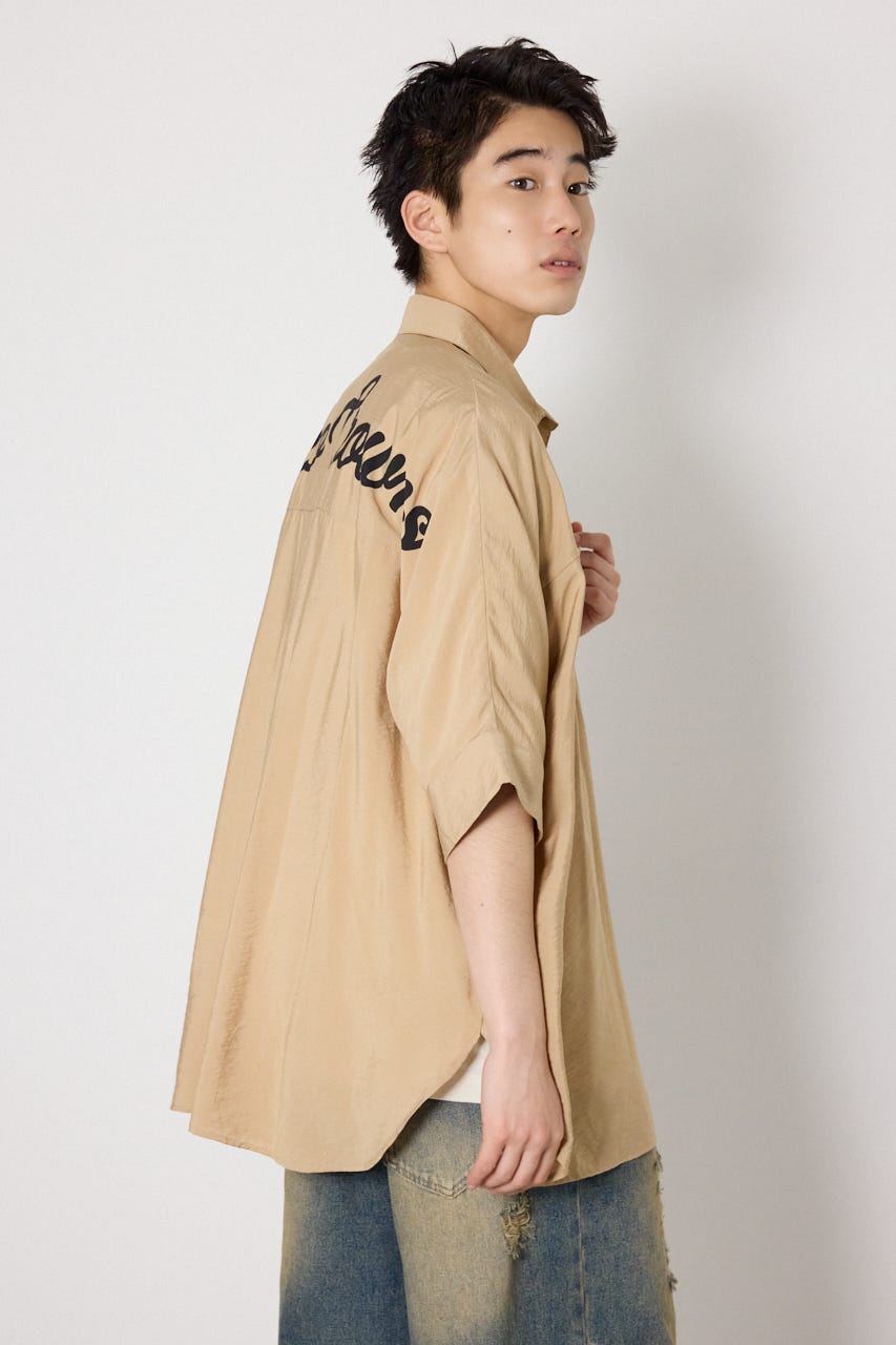 【UNISEX】COOL ドルマンロゴシャツ BEG FREE
