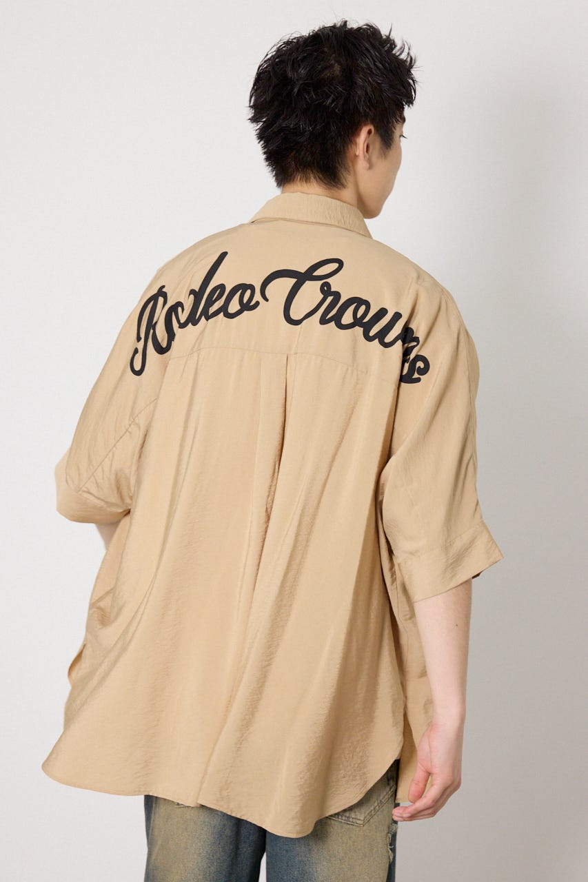 【UNISEX】COOL ドルマンロゴシャツ BEG FREE