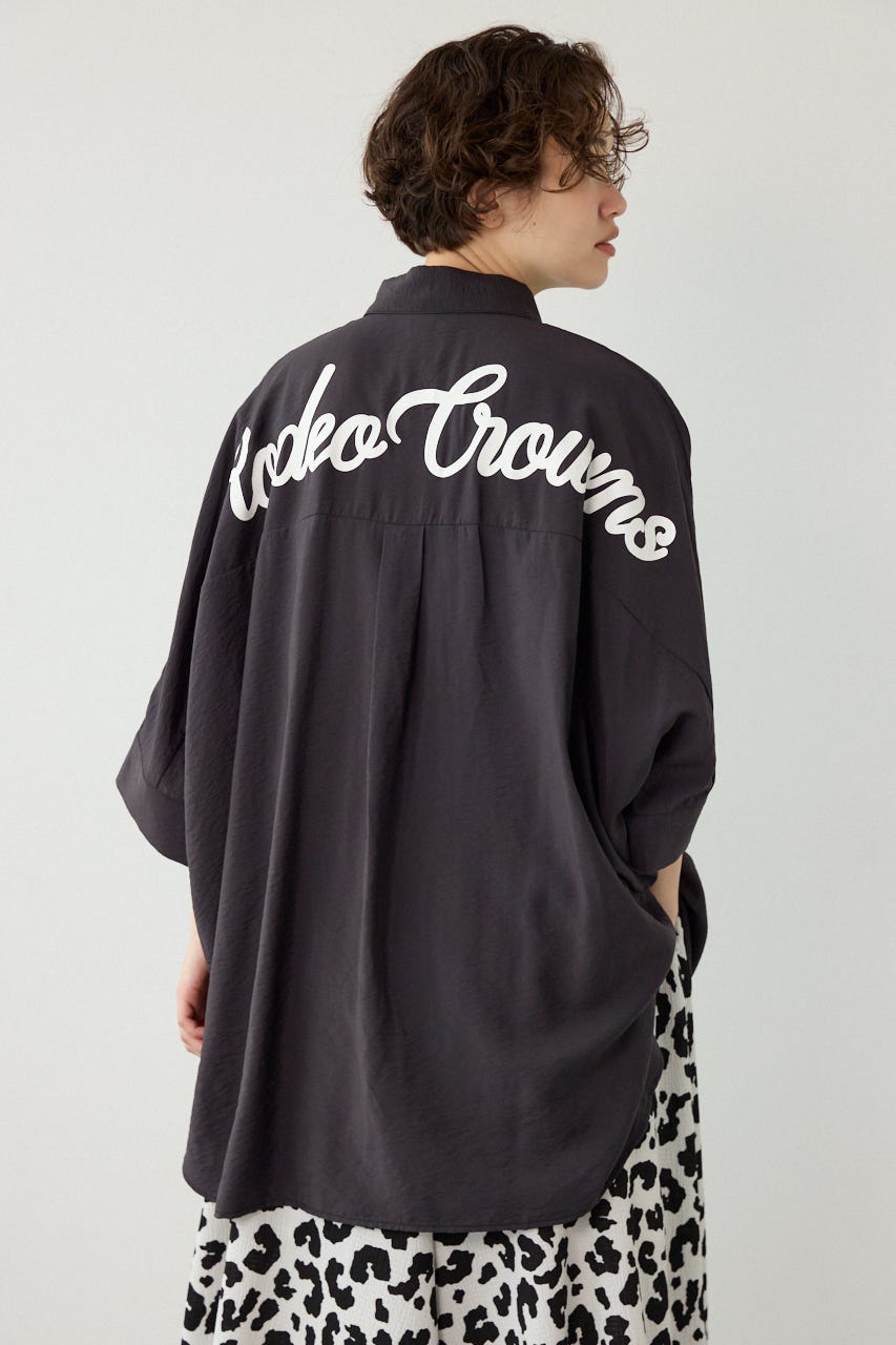 【UNISEX】COOL ドルマンロゴシャツ C.GRY FREE