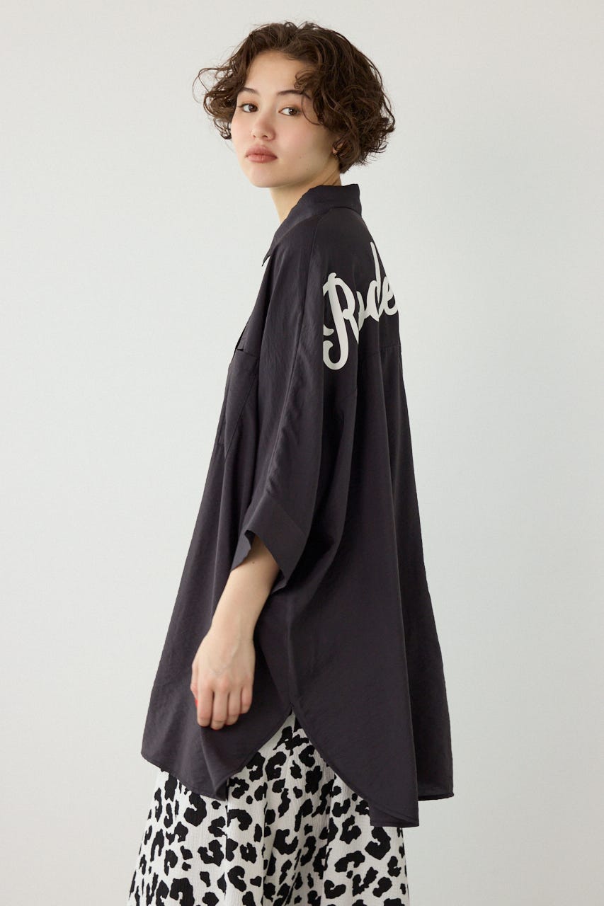 【UNISEX】COOL ドルマンロゴシャツ C.GRY FREE