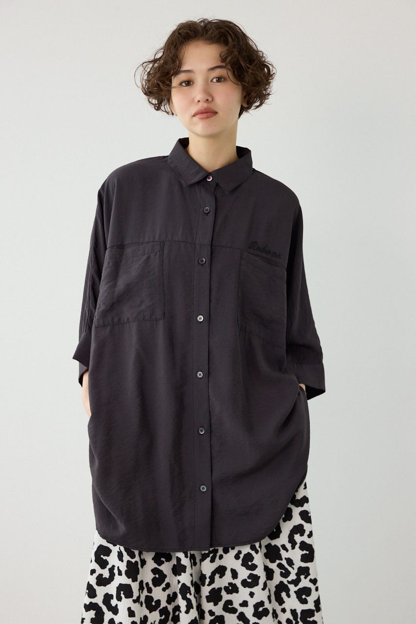 【UNISEX】COOL ドルマンロゴシャツ C.GRY FREE