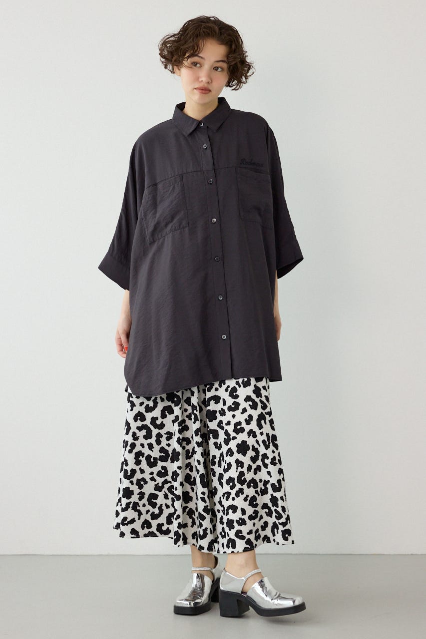 【UNISEX】COOL ドルマンロゴシャツ C.GRY FREE