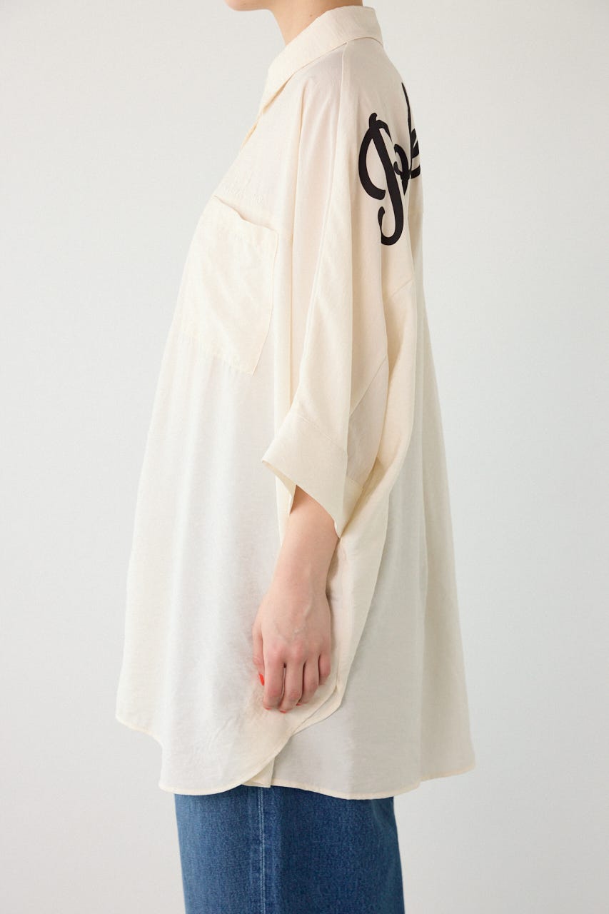 【UNISEX】COOL ドルマンロゴシャツ O/WHT FREE