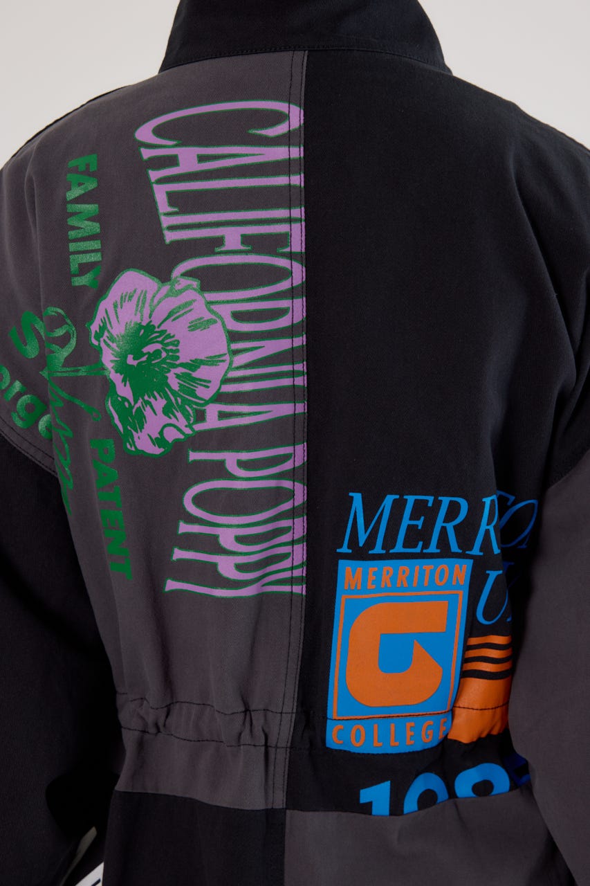 【UNISEX】カスタムリメイクモッズコート BLK FREE