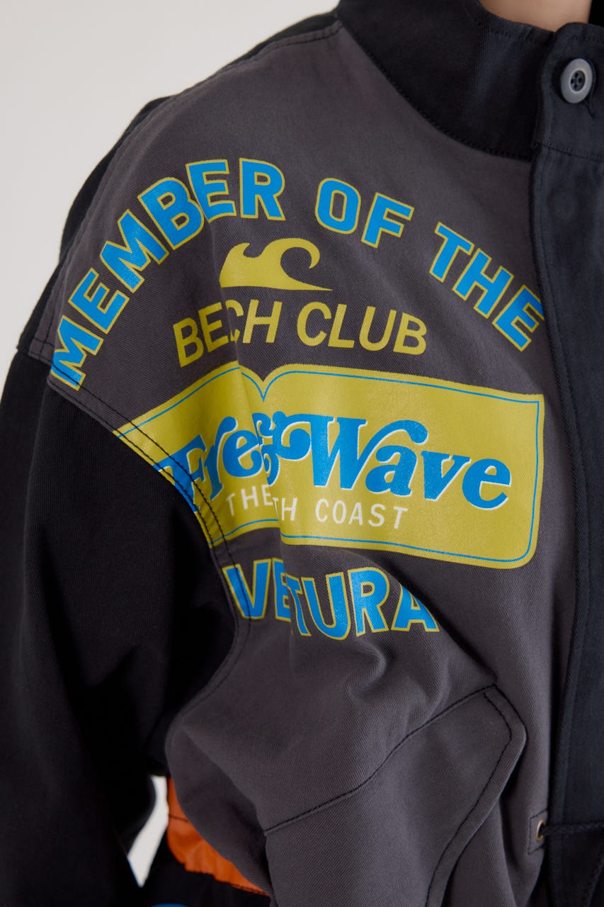 【UNISEX】カスタムリメイクモッズコート BLK FREE