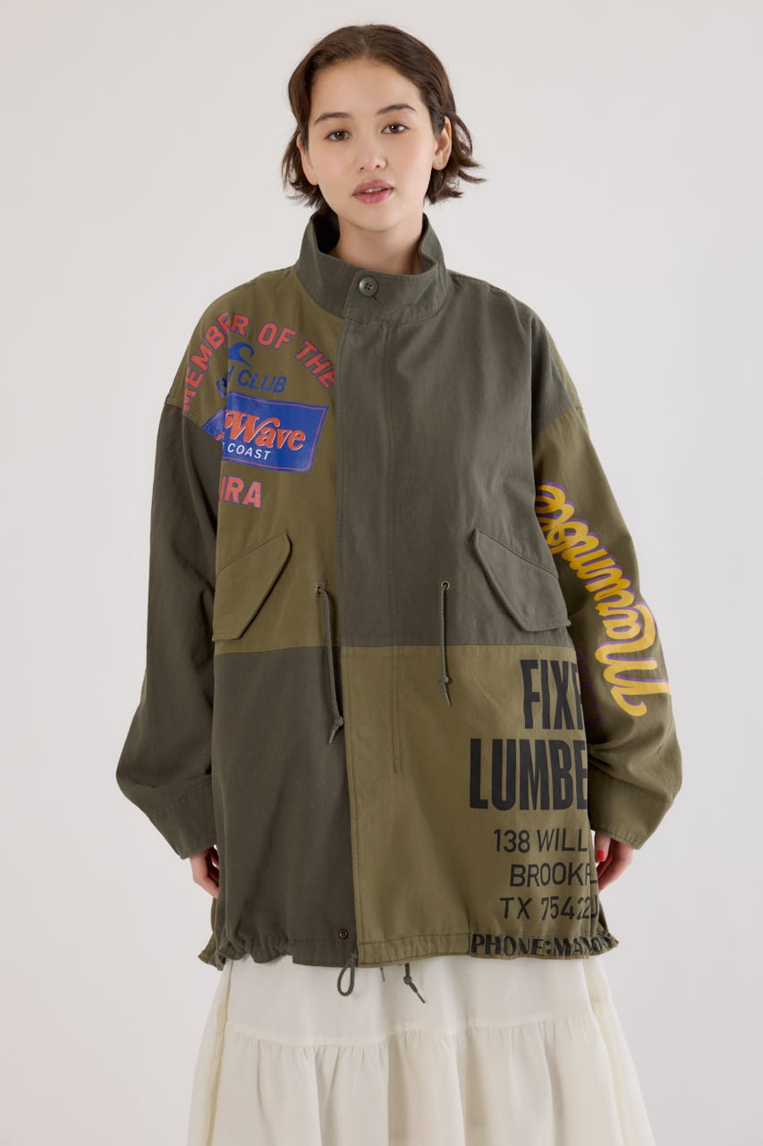 RODEO CROWNS WIDE BOWLの【UNISEX】カスタムリメイクモッズコート