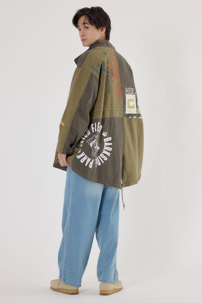 【UNISEX】カスタムリメイクモッズコート KHA FREE