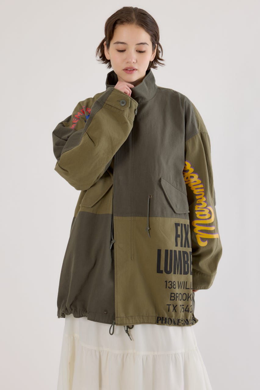 【UNISEX】カスタムリメイクモッズコート KHA FREE