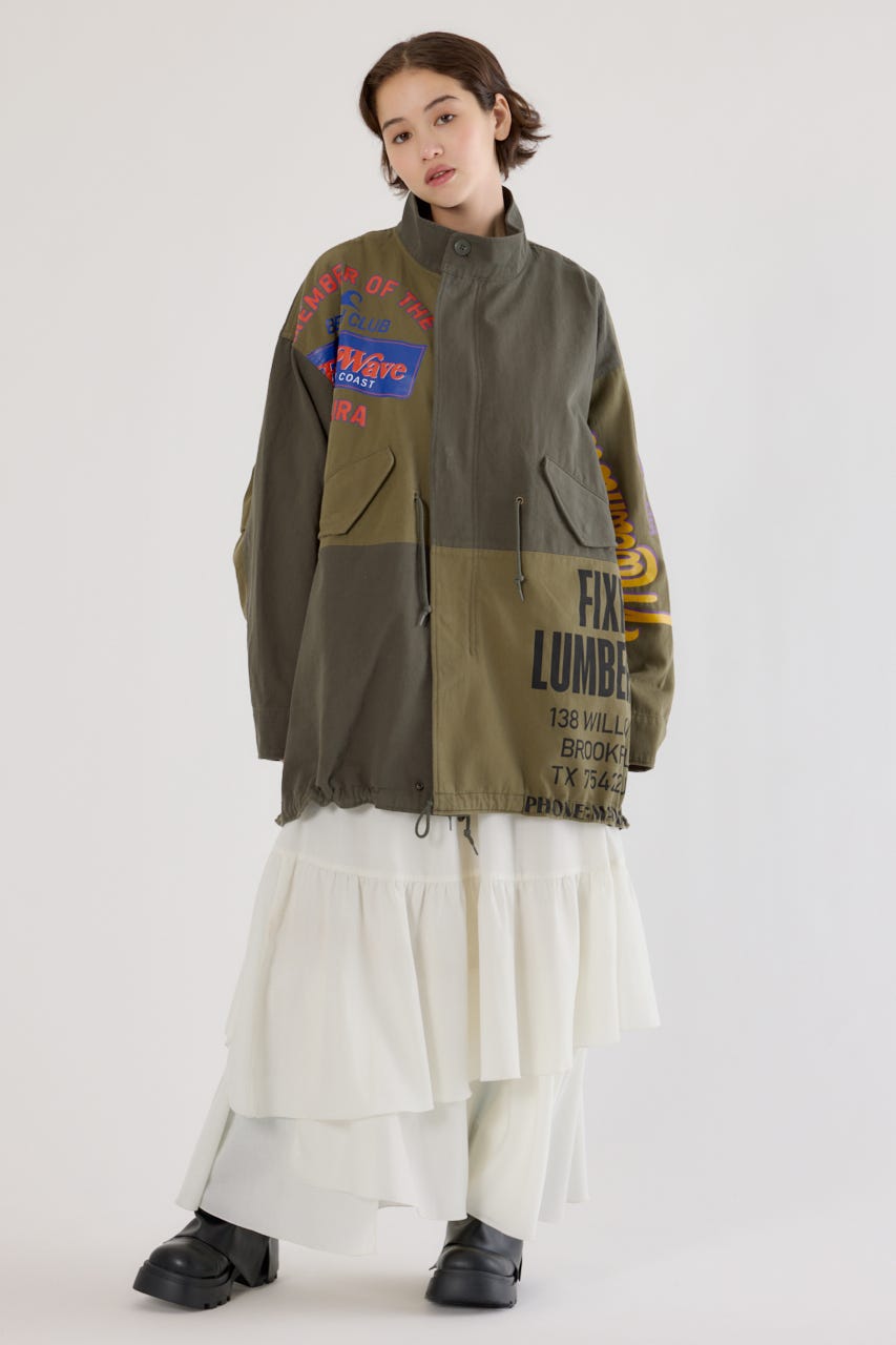 【UNISEX】カスタムリメイクモッズコート KHA FREE