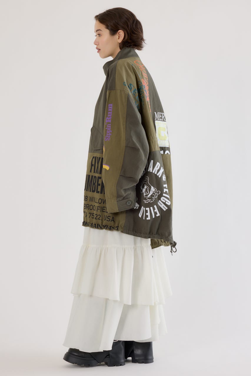 【UNISEX】カスタムリメイクモッズコート KHA FREE