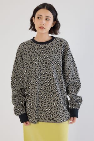 【UNISEX】SHARE パターンワッフルトップス