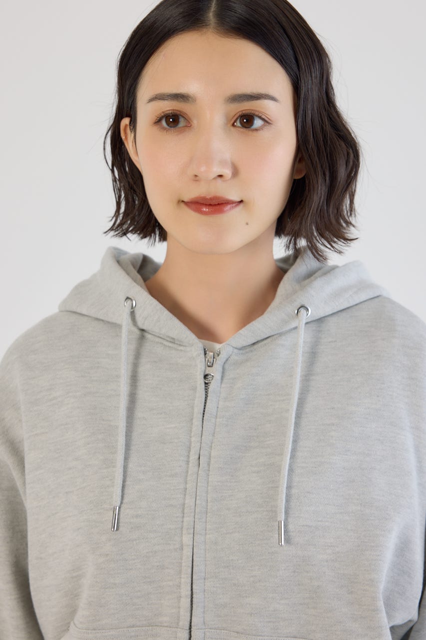 【UNISEX】SHARE W ジップパーカー L/T.GRY M