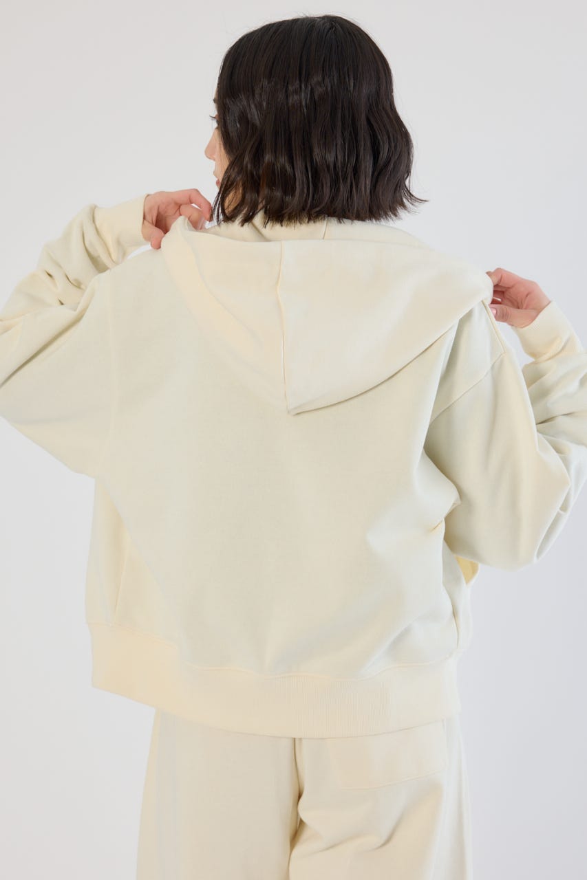 【UNISEX】SHARE W ジップパーカー O/WHT L