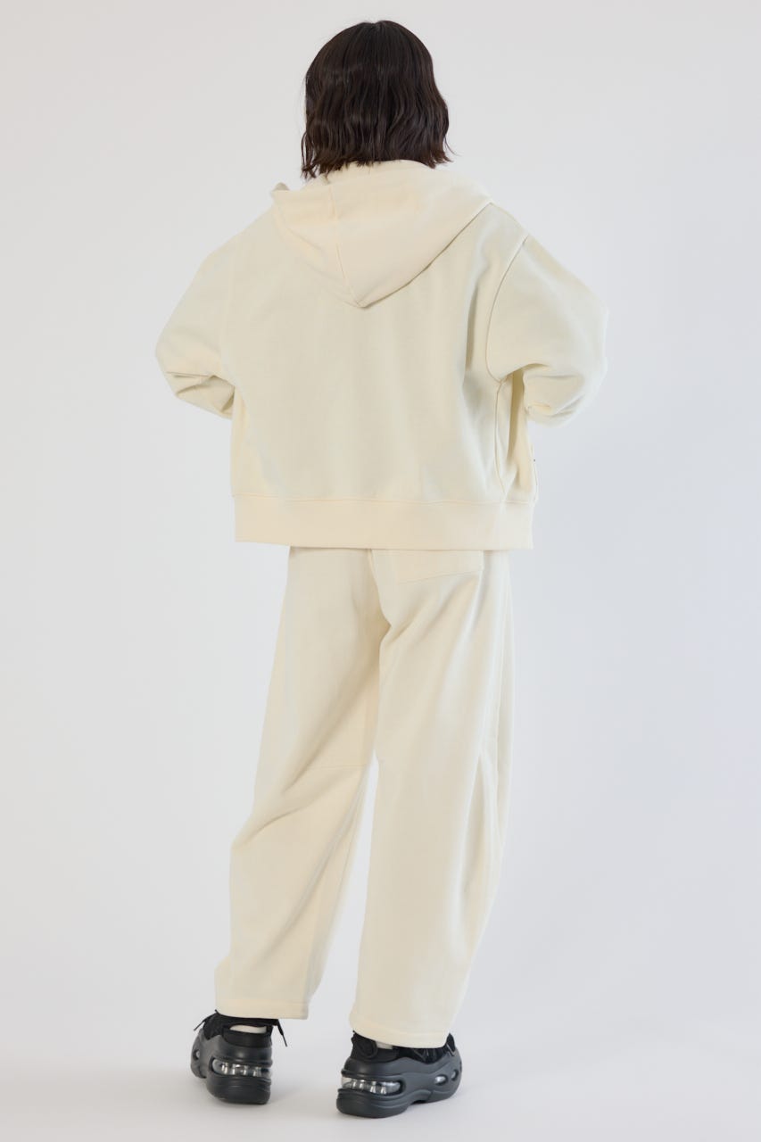 【UNISEX】SHARE W ジップパーカー O/WHT L