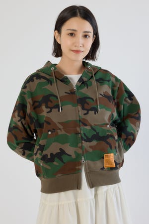 【UNISEX】SHARE PATTERN W ジップパーカー