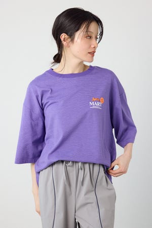 【UNISEX】Heather Border Tシャツ