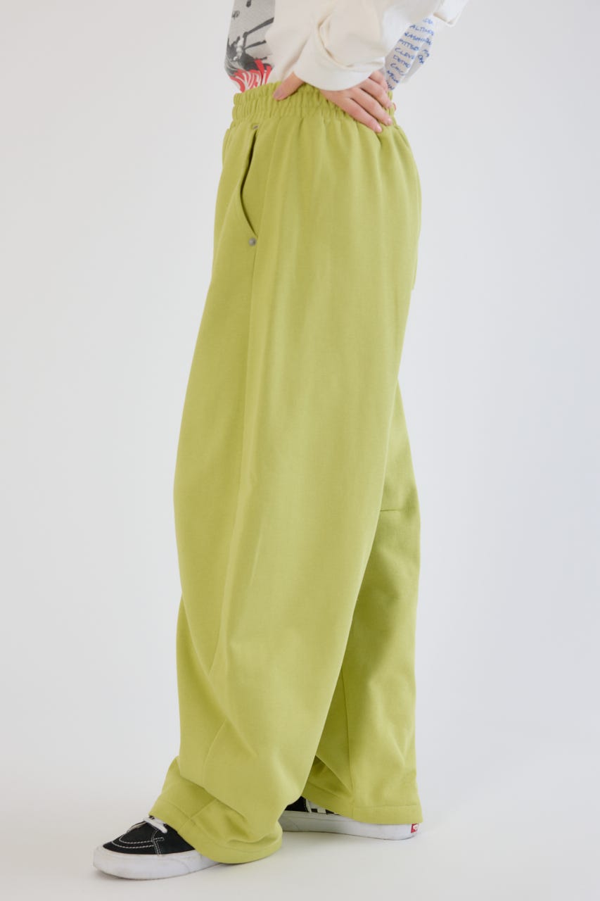 【UNISEX】SHARE バレルスウェットパンツ LIME M