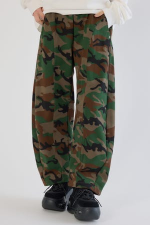 【UNISEX】SHARE PATTERNバレルスウェットパンツ