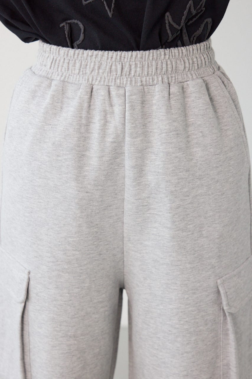 【UNISEX】SHARE DRY スウェットカーゴショートパンツ L/T.GRY L