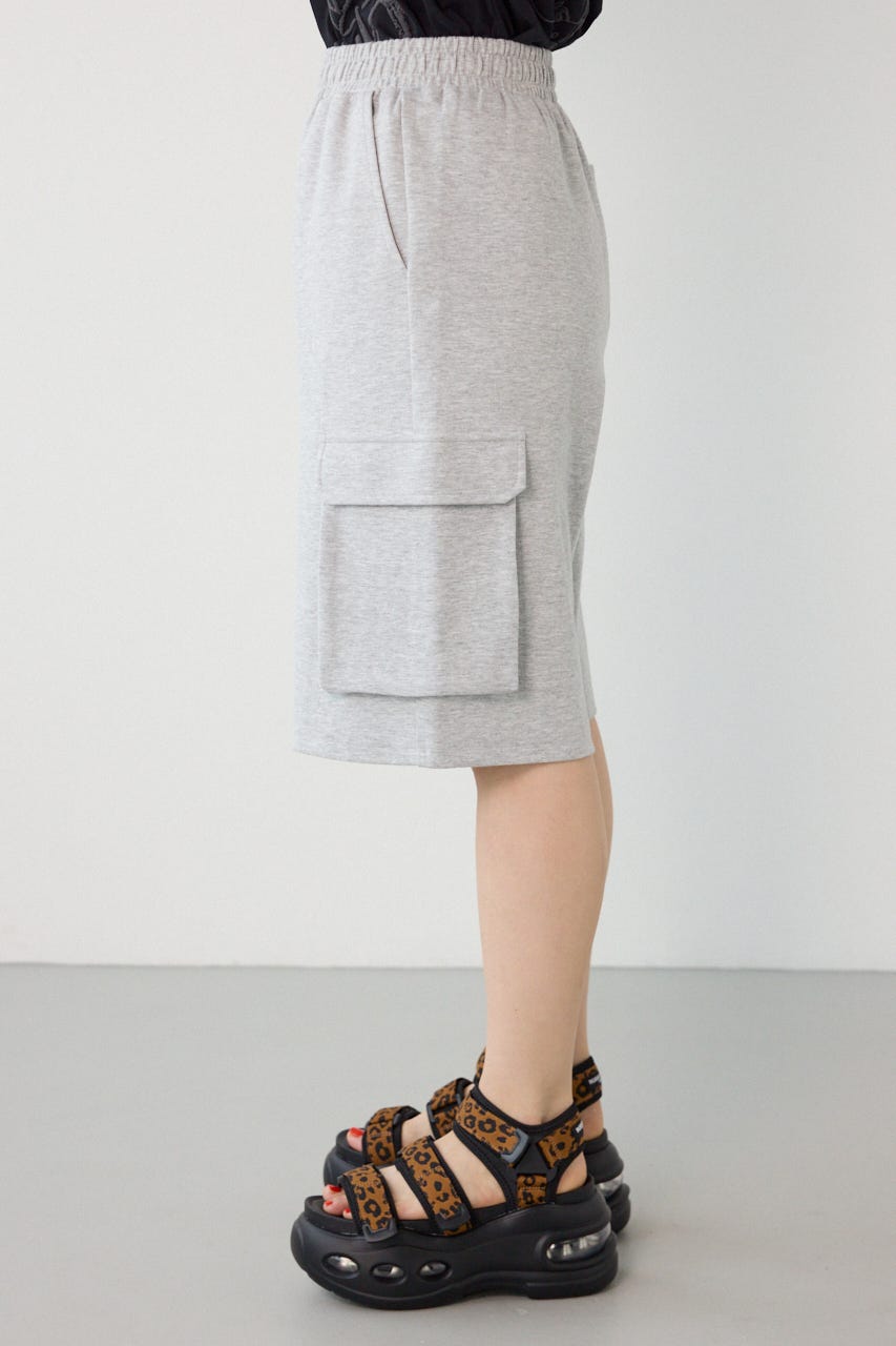 【UNISEX】SHARE DRY スウェットカーゴショートパンツ L/T.GRY L